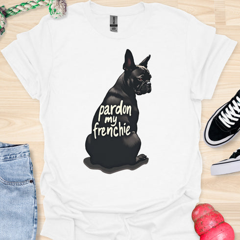Pardon my frenchie - V6 - Stylish Back Over Should T-Shirt